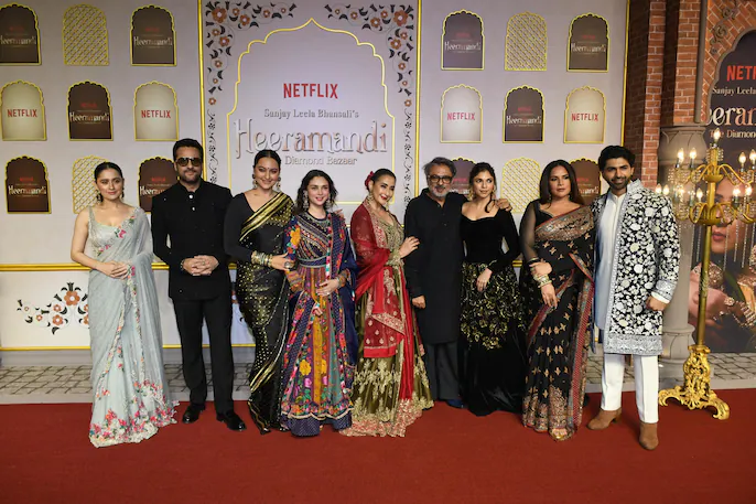 Heeramandi Premiere in Mumbai: Cast